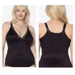 Ruby Ribbon Siren Cami Black Size 44